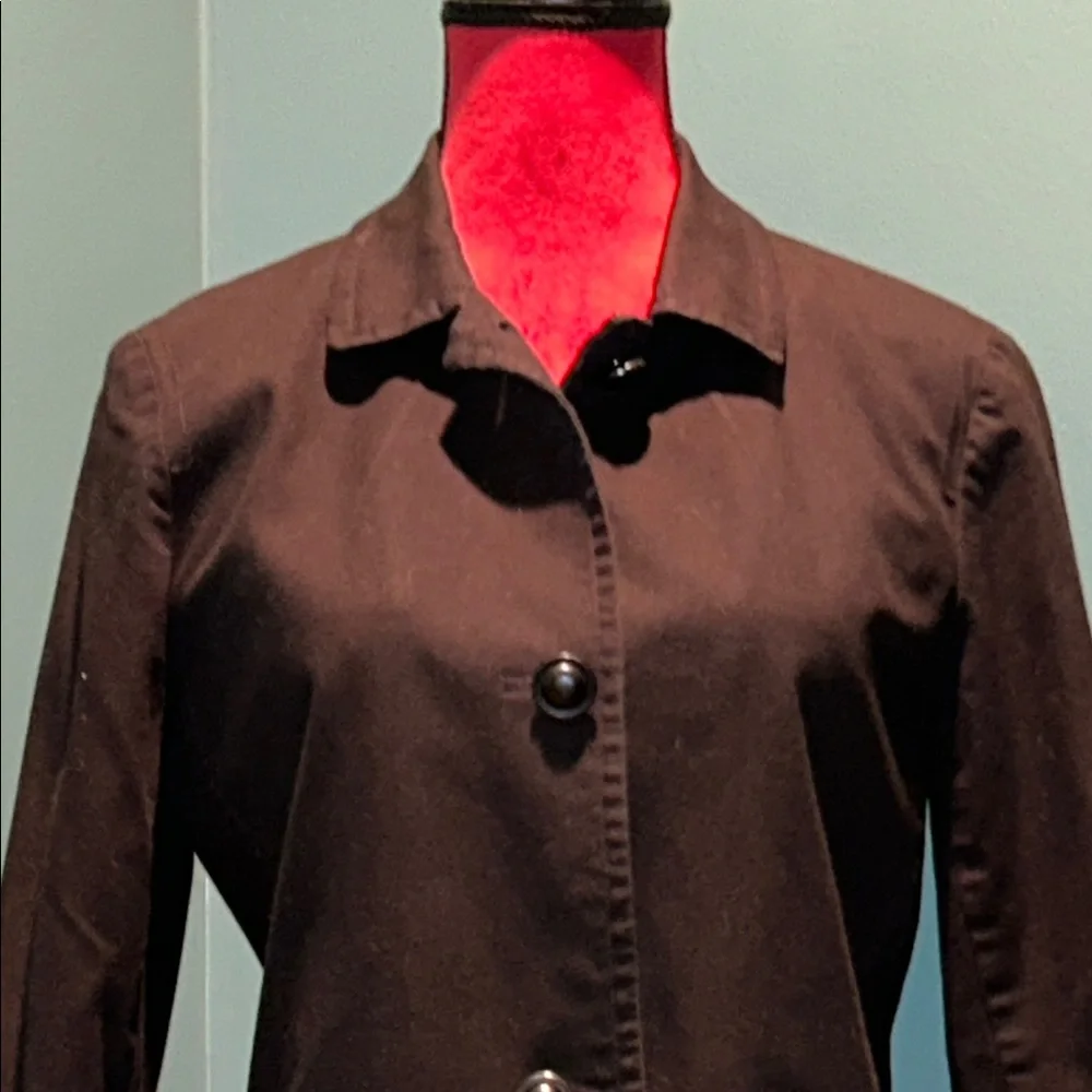 Talbots Classic Black Women's Jacket Size 8 - Picture 2 of 10